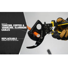 Comfort Grip Hardened Steel Ratcheting Cable Cutter CCPR400