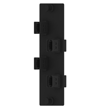 4 Port Opticom MPO Fiber Optic Adapter Panel FAP Vertical FAPV0412BLMPO