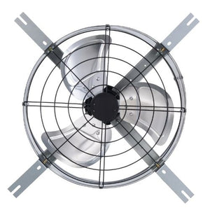 15-Inch Gable Mount Attic Exhaust Fan 1300 CFM with Adjustable Thermostat