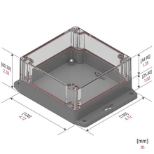 Racks And Boxes Electronic Enclosure RBF55P14C10G