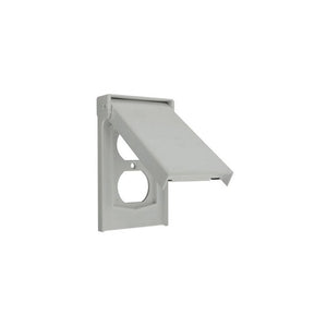 1-Gang Duplex Device Receptacle Wallplate 4978-GY