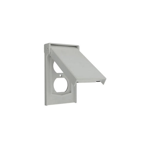 1-Gang Duplex Device Receptacle Wallplate 4978-GY