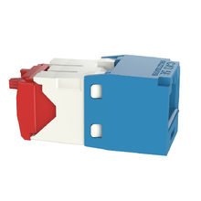 22-26 AWG Mini-Com RJ45 TG Style Cat5e Plus UTP Jack Module Polycarbonate CJ5E88TGBU-24 (Pack of 24)