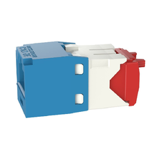 22-26 AWG Mini-Com RJ45 TG Style Cat5e Plus UTP Jack Module Polycarbonate CJ5E88TGBU-24 (Pack of 24)