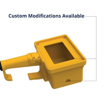 3.96" x 6.62" x 13.43" Waterproof Pendant Enclosure With Switch Cover P30CYL