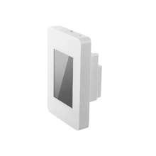 Home Heating Programmable Thermostat for Radiant Floors With Touch Operation No Wi-Fi Gray-White ET-7A (W)