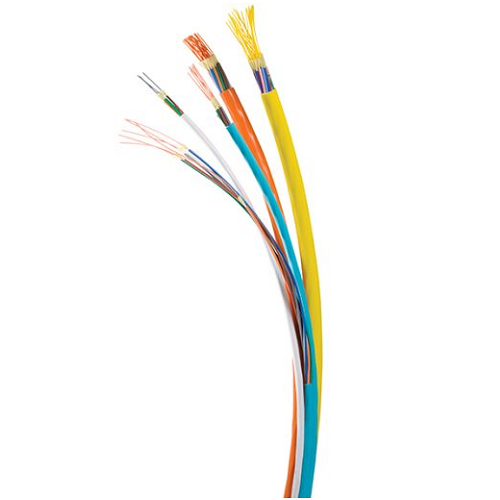 Indoor/Outdoor 4 Strand 2.0mm Breakout Multimode Plenum Orange Fiber Optic Cable BX004KWLX9OP