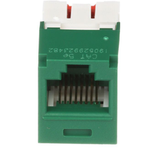 22-26 AWG Mini-Com RJ45 TG Style Cat5e Plus UTP Jack Module Polycarbonate CJ5E88TGGR-24 (Pack of 24)