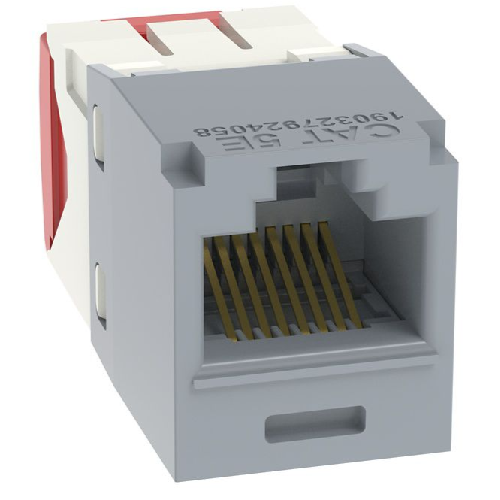 22-26 AWG Mini-Com RJ45 TG Style Cat5e Plus UTP Jack Module Polycarbonate CJ5E88TGIG-24 (Pack of 24)