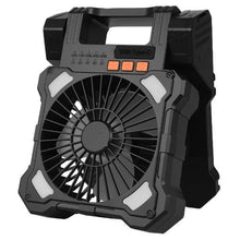 7W 8 Inch Portable Cordless Integrated 20000mAh Rechargeable Solar LED Lantern Fan