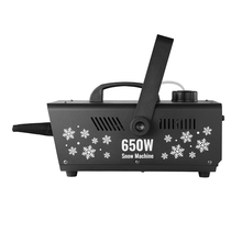650W Snow Making Machine with Height-Adjustable Stand Black