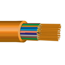 Indoor/Outdoor 12 Strand 2.0mm Breakout Single Mode Plenum Yellow Fiber Optic Cable BX012KSLX9YP