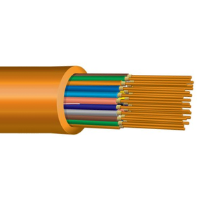 Indoor/Outdoor 12 Strand 2.0mm Breakout Single Mode Plenum Yellow Fiber Optic Cable BX012KSLX9YP