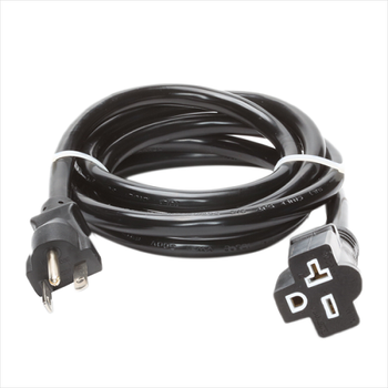 12 AWG 3C 20AMP 6-20P/6-20R Right Angle Plug Appliance Cord 9FT Gray (Pack Of 28)