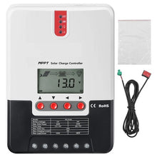 20A MPPT Solar Charge Controller 12V / 24V Auto DC Input Solar Panel Regulator Charger with LCD Display Temperature Sensor Cable