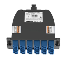 24 Fiber OptiCom MPO Cassette LC Duplex Adapter OS2 FC29N-24-10U