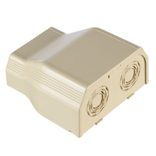PVC T-70 Low Voltage Surface Raceway Entrance End Fittings Ivory T70EEEI (pack of 10)