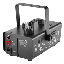 650W Snow Making Machine with Height-Adjustable Stand Black