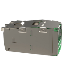 1 Port 22-26 AWG Mini-Com Cat6A 10Gig Shuttered Jack Module Shielded TG Style RJ45 CJSH6X88TGGRY