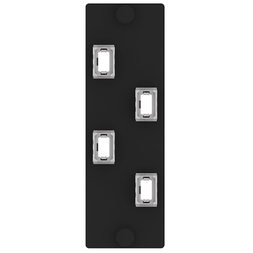 4 Port Opticom MPO Fiber Optic Adapter Panel FAP Vertical FAPV0412CGMPO