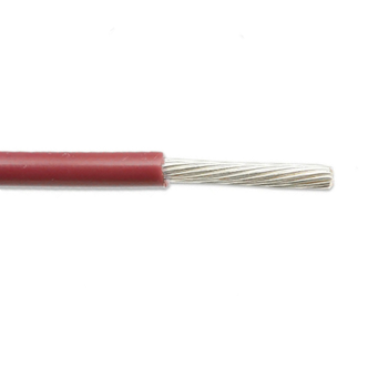 18 AWG 19 Stranded Unshielded M16878/17-BHE-02 Tinned Copper PVC Nylon Jacket 105C 600V Lead Wire Red