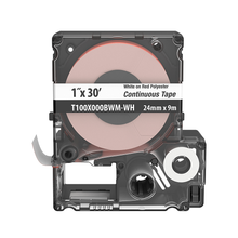 PXE 1 W Polyester Cassette Continuous Tape Red T100X000BWM-WH (Pack Of 5)