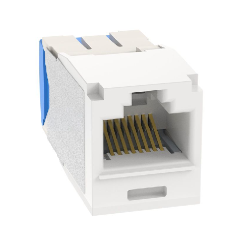 22-26 AWG Mini-Com RJ45 TG Style Cat6A 10Gig UTP Jack Module Polycarbonate CJ6X88TGAW-24 (Pack of 24)