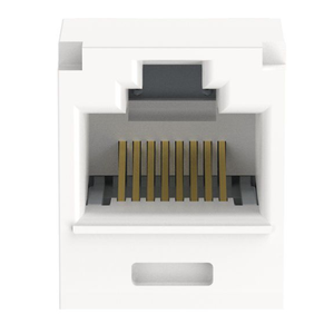 22-26 AWG Mini-Com RJ45 TG Style Cat6A 10Gig UTP Jack Module Polycarbonate CJ6X88TGAW-24 (Pack of 24)