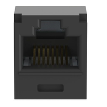 22-26 AWG Mini-Com RJ45 TG Style Cat6A 10Gig UTP Jack Module Polycarbonate CJ6X88TGBL-24 (Pack of 24)