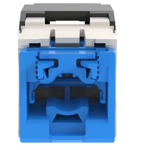 22-26 AWG Mini-Com RJ45 TG Style Cat6A 10Gig UTP Jack Module Polycarbonate CJ6X88TGBL-24 (Pack of 24)