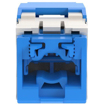 22-26 AWG Mini-Com RJ45 TG Style Cat6A 10Gig UTP Jack Module Polycarbonate CJ6X88TGBU-C (pack of 100)