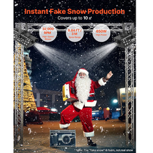 650W Snow Maker Machine Handheld/Hanging Snow Maker with Portable Handle