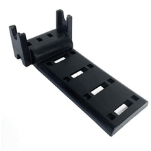 Fiber Enclosure Rack Mount 1RU 3 Adapter Plates Locking Black RTC1U-3APBL