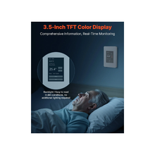 Home Heating Programmable Thermostat for Radiant Floors With Touch Operation No Wi-Fi Gray-White ET-7A (W)