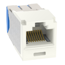 22-26 AWG Mini-Com RJ45 TG Style Cat6A 10Gig UTP Jack Module Polycarbonate CJ6X88TGIW-C (Pack of 100)