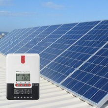 20A MPPT Solar Charge Controller 12V / 24V Auto DC Input Solar Panel Regulator Charger with LCD Display Temperature Sensor Cable