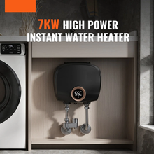 Calentador de agua instantáneo digital compacto 24/7 para lavabo y ducha KFU70