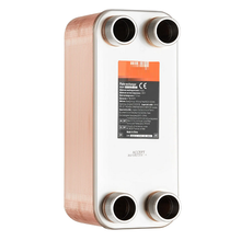 Efficient Copper-Brazed 50 Plate Heat Exchanger for Hydronic Circulation Snow Melting and Heat Recovery Systems