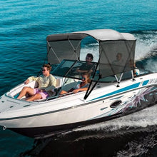 6'L x (67"-72")W x 46"H In 3 Bow Boat Bimini Tops with Aluminum Alloy Frame Waterproof