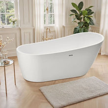 67 Inch Acrylic Freestanding Bathtub for Modern Bathroom or Remodel Projects D-9008