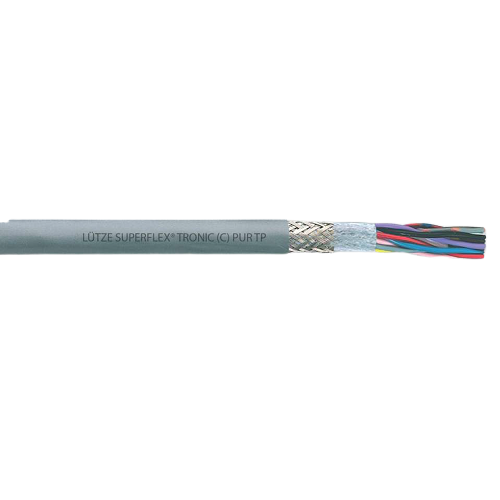 22 Awg 8 Conductor Shielded Lutze Superflex Tronic Pur TP 300V Cables 117182