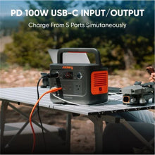 240 v2 Two Portable Power Station With 40W Solar Generator