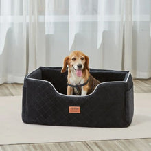 55 lbs Dog Booster Car Seat Pet Car Seat Small Dog up to Gray for Car JBS-PCS-001-BLACK