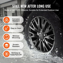 16 In Wheel Rim Cover Hubcaps for All Weather Use WR1620