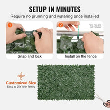 59" x 98" Greenery Ivy Fence with Mesh Backing & Strengthened Joints – Artificial Green Wall Screen