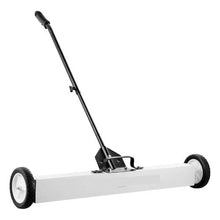 36-Inch Magnetic Sweeper with Wheels and Adjustable Handle for Workshop Garage Yard