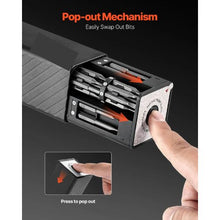 165 RPM Electric Precision Screwdriver Set with Magnetic Storage Box S2 Steel Bits LED Light Type-C Charging or Phone Laptop