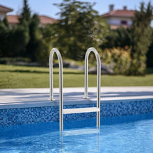 4-Step Stainless Steel Pool Ladder for 54 in Inground Pools Double Handrails Non-Slip Steps 265 lb Capacity