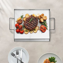 18x16 inch Stainless Steel Griddle for Camping Tailgating Party