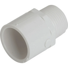 1 1/2" Schedule 40 PVC Male Adapter (Slip x MIPT) White